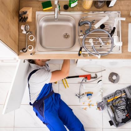 installation lavabo